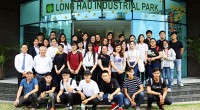 Đoàn sinh viên Tôn Đức Thắng tham quan khu công nghiệp Long Hậu