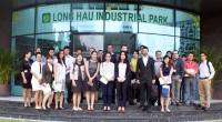 Eurocham tổ chức tour cho doanh nghiệp tham quan Khu công nghiệp Long Hậu