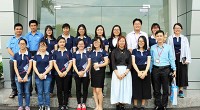 Đoàn sinh viên Đại học KHXH&NV tham quan KCN Long Hậu