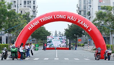 LHC tổ chức thành công sự kiện đạp xe vì môi trường "Hành trình Long Hậu Xanh lần 2 - 2017"