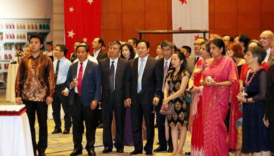 Công ty CP Long Hậu tham dự sự kiện Kỷ niệm 52 năm Ngày Quốc Khánh Singapore